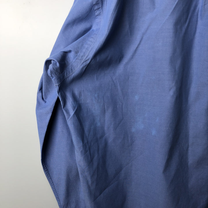 Ralph Lauren YARMOUTH long sleeve button down shirt, men's XL size cotton blue type Vintage Second Hand