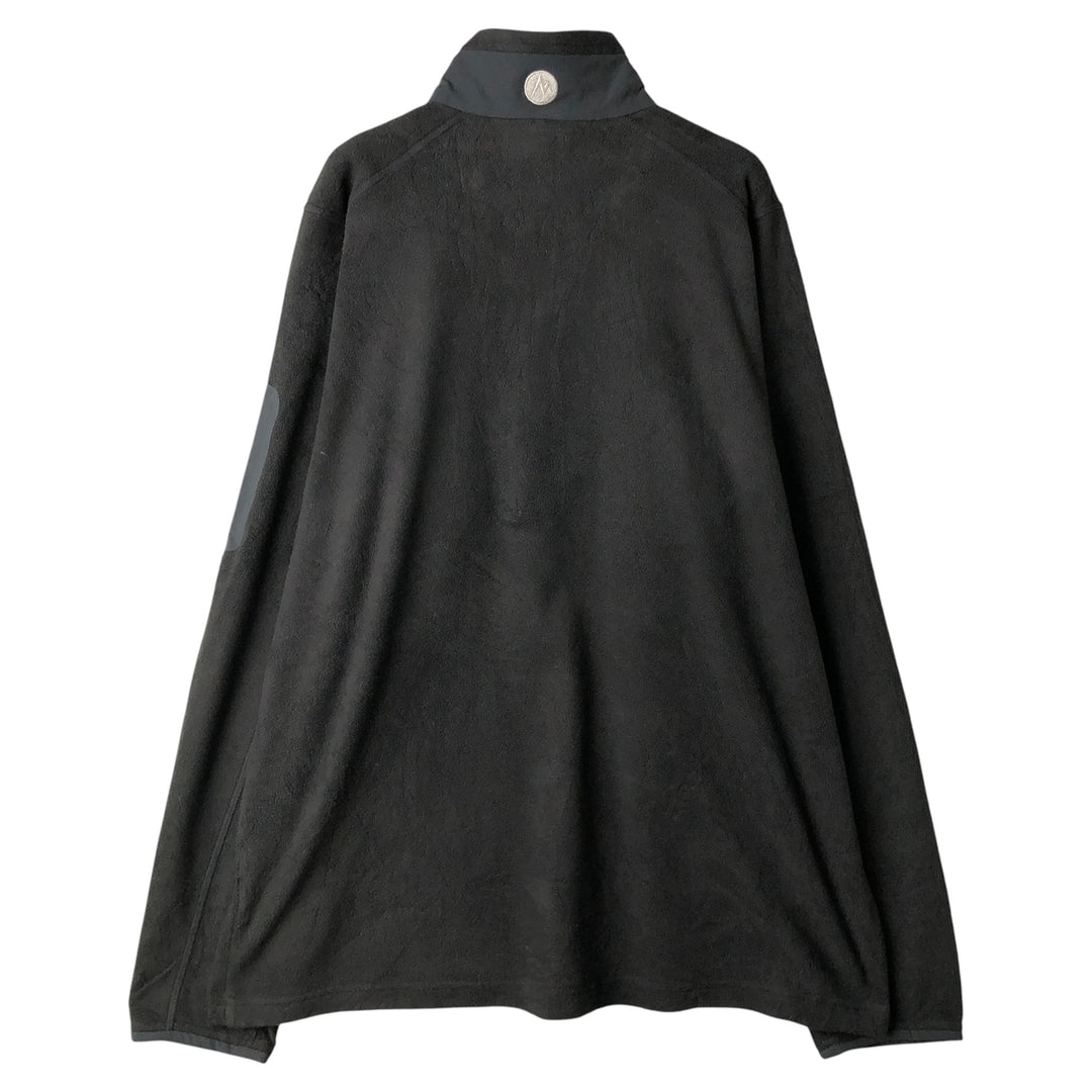2000'S Marmot Half-Zip Fleece Pullover, Men's Size L polyester black type Vintage Second Hand