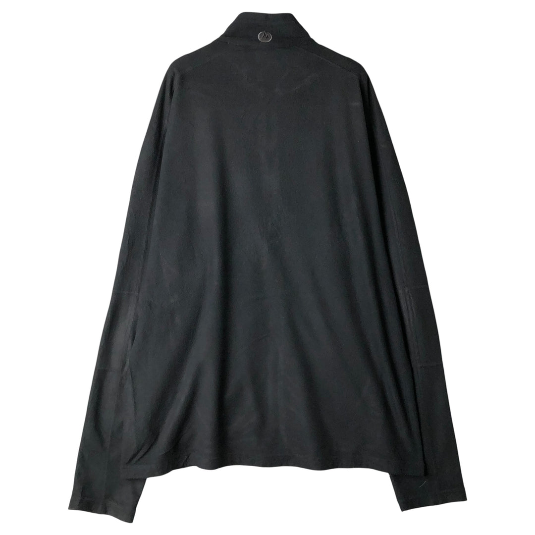 2000'S Marmot fleece jacket, men's size L polyester black type Vintage Second Hand