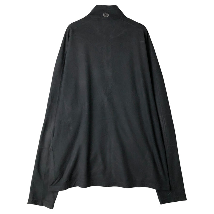 2000'S Marmot fleece jacket, men's size L polyester black type Vintage Second Hand
