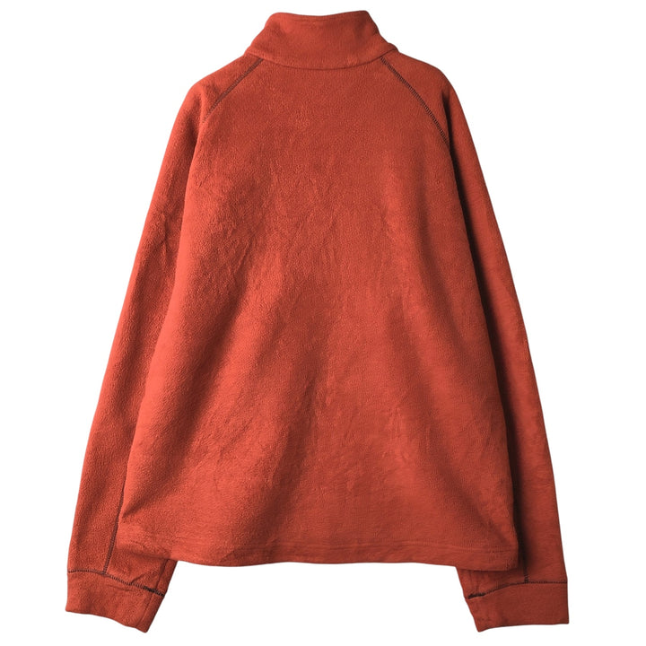 90s-00'S Timberland WEATHERGEAR fleece jacket, men's size L polyester red type reddish brown Vintage Second Hand