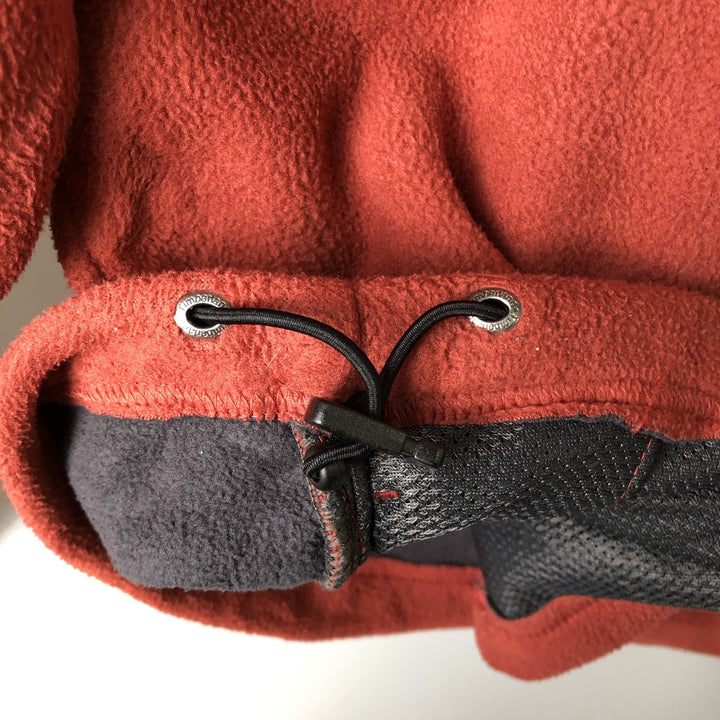 90s-00'S Timberland WEATHERGEAR fleece jacket, men's size L polyester red type reddish brown Vintage Second Hand