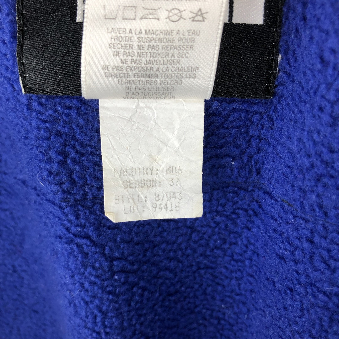 90'S The North Face Denali Jacket, Nylon and Fleece, Men's Size Large, Vintage polyester black type Vintage Second Hand