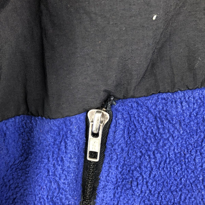 90'S The North Face Denali Jacket, Nylon and Fleece, Men's Size Large, Vintage polyester black type Vintage Second Hand