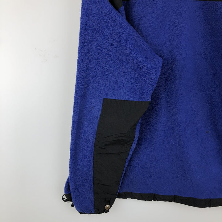 90'S The North Face Denali Jacket, Nylon and Fleece, Men's Size Large, Vintage polyester black type Vintage Second Hand