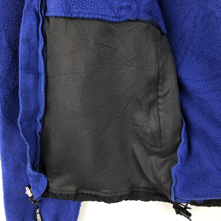 90'S The North Face Denali Jacket, Nylon and Fleece, Men's Size Large, Vintage polyester black type Vintage Second Hand
