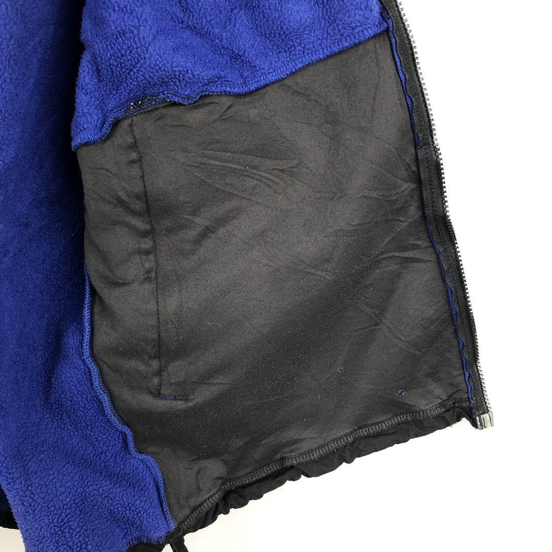 90'S The North Face Denali Jacket, Nylon and Fleece, Men's Size Large, Vintage polyester black type Vintage Second Hand