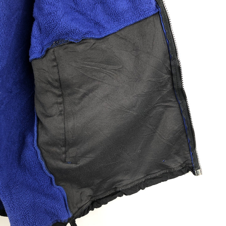 90'S The North Face Denali Jacket, Nylon and Fleece, Men's Size Large, Vintage polyester black type Vintage Second Hand