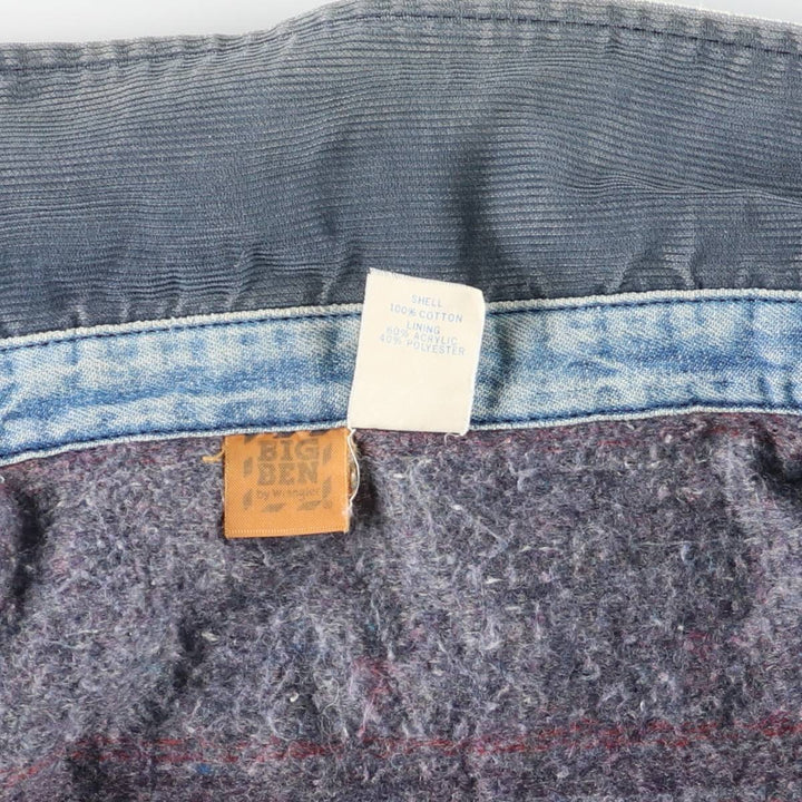 70s~80'S Wrangler BIG BEN denim coveralls made in USA, men's XL size, vintage cotton blue type Vintage Second Hand