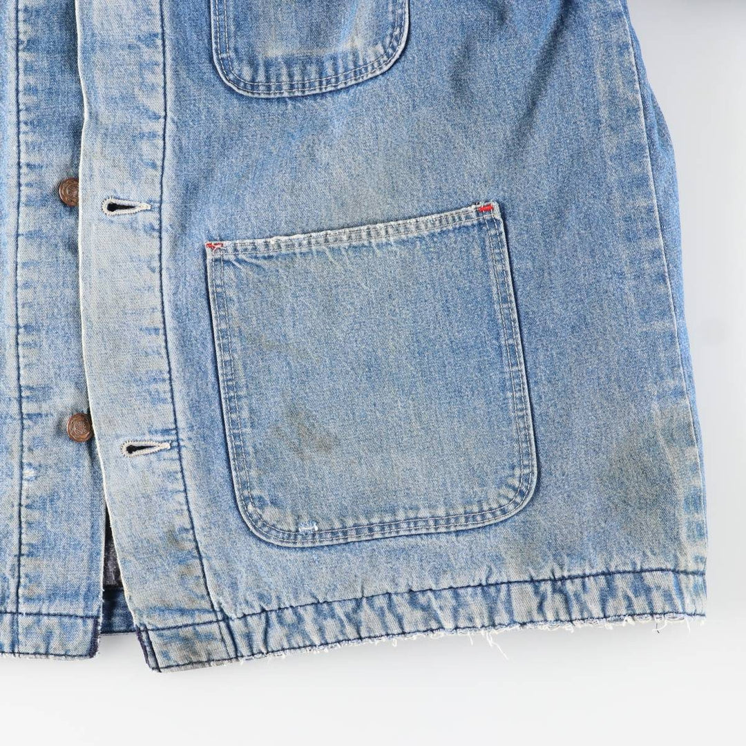 70s~80'S Wrangler BIG BEN denim coveralls made in USA, men's XL size, vintage cotton blue type Vintage Second Hand