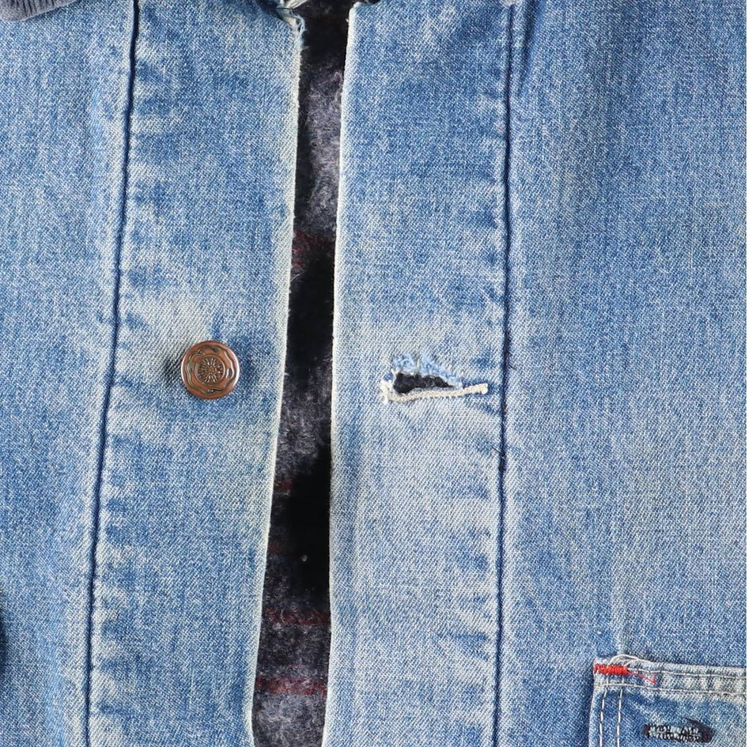 70s~80'S Wrangler BIG BEN denim coveralls made in USA, men's XL size, vintage cotton blue type Vintage Second Hand