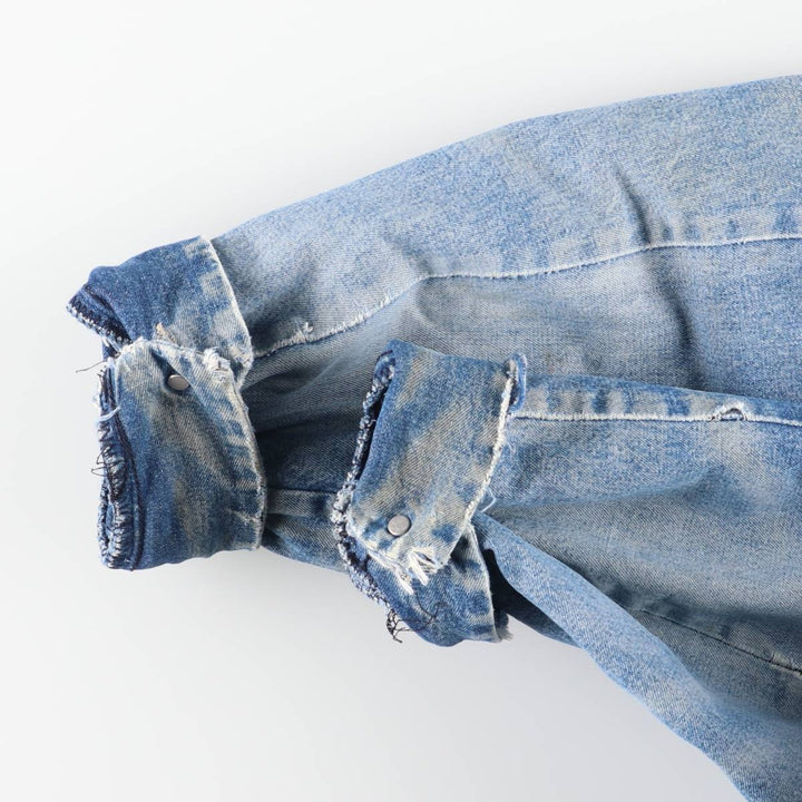 70s~80'S Wrangler BIG BEN denim coveralls made in USA, men's XL size, vintage cotton blue type Vintage Second Hand