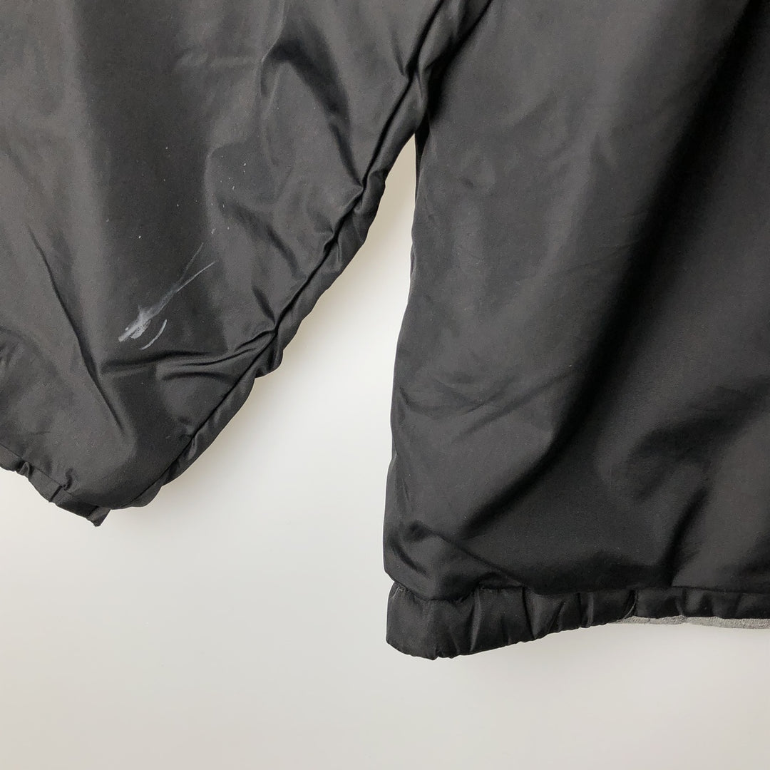 Vintage 90'S adidas reversible padded puffer jacket with back logo, size XL, men's Nylon black type Vintage Second Hand