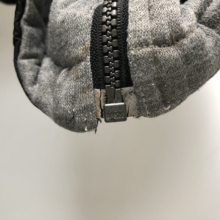 Vintage 90'S adidas reversible padded puffer jacket with back logo, size XL, men's Nylon black type Vintage Second Hand