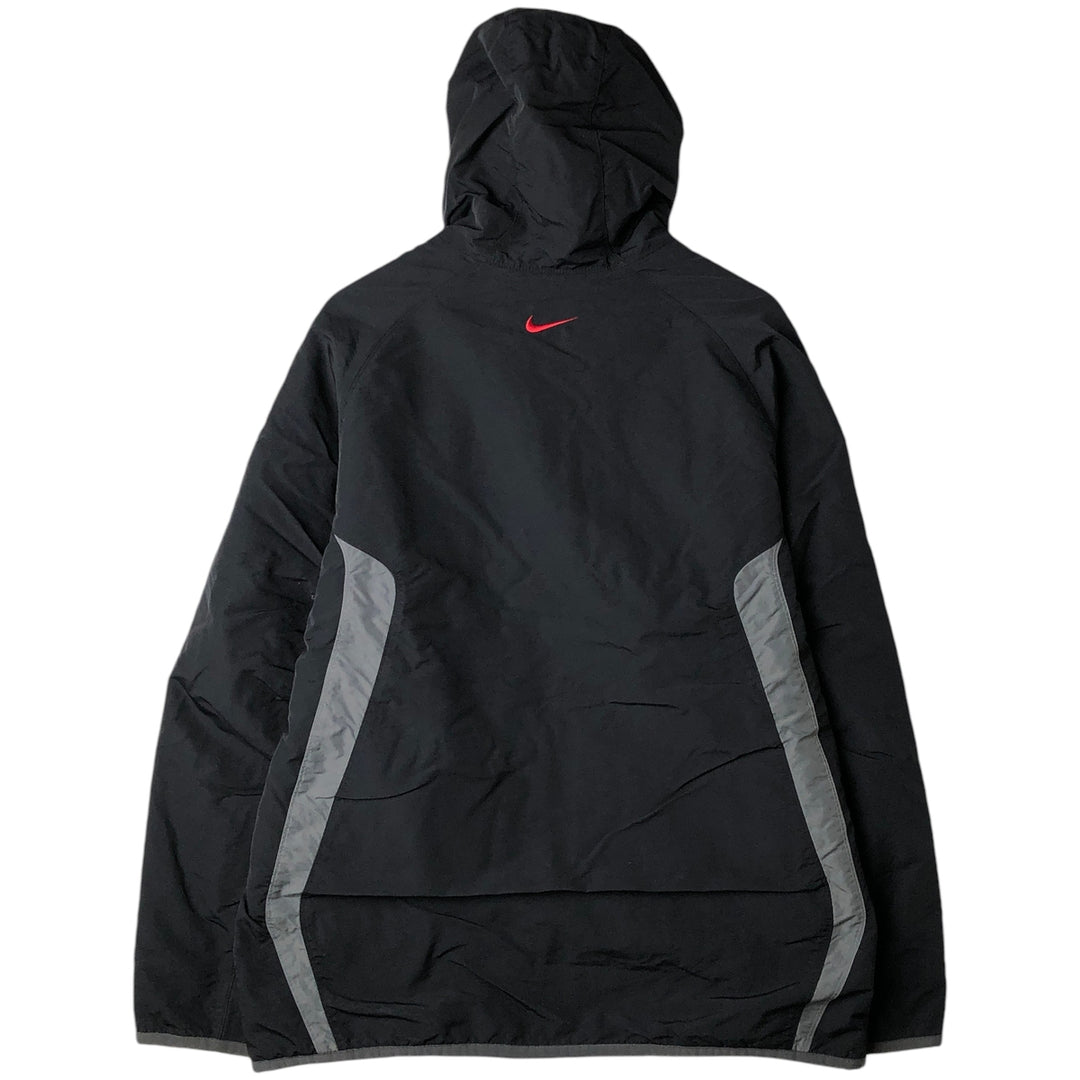 2000'S Nike reversible nylon parka, men's size L Nylon black type Vintage Second Hand