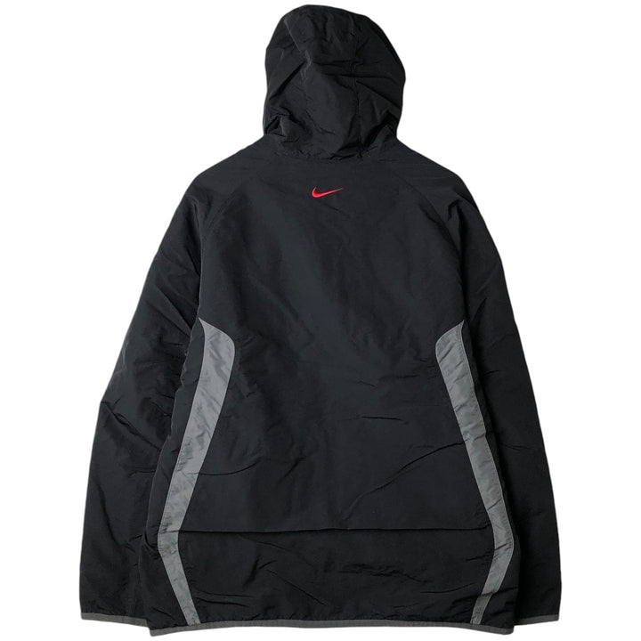 2000'S Nike reversible nylon parka, men's size L Nylon black type Vintage Second Hand