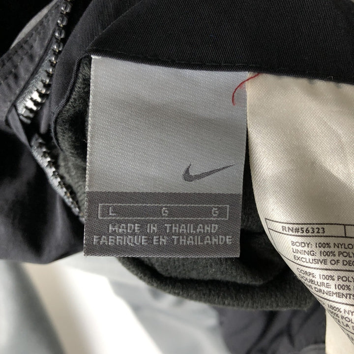 2000'S Nike reversible nylon parka, men's size L Nylon black type Vintage Second Hand