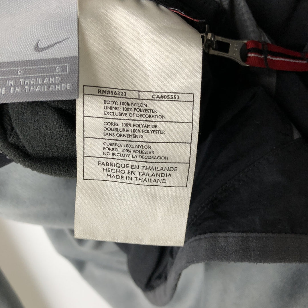 2000'S Nike reversible nylon parka, men's size L Nylon black type Vintage Second Hand