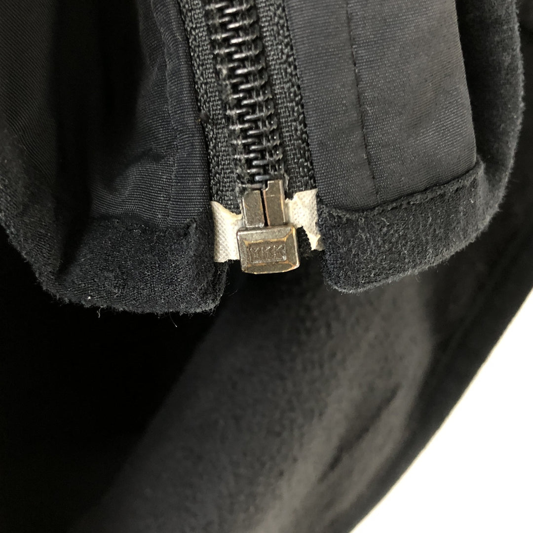 2000'S Nike The Athletic Dept Reversible Fleece Nylon Jacket, Men's Size L Nylon black type Vintage Second Hand