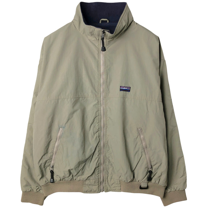 90'S White Sierra Padded Puffer Jacket, Men's Size XL, Vintage Nylon Khaki type beige Vintage Second Hand