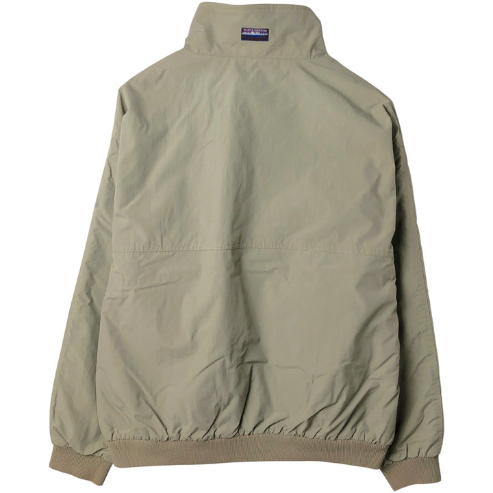 90'S White Sierra Padded Puffer Jacket, Men's Size XL, Vintage Nylon Khaki type beige Vintage Second Hand