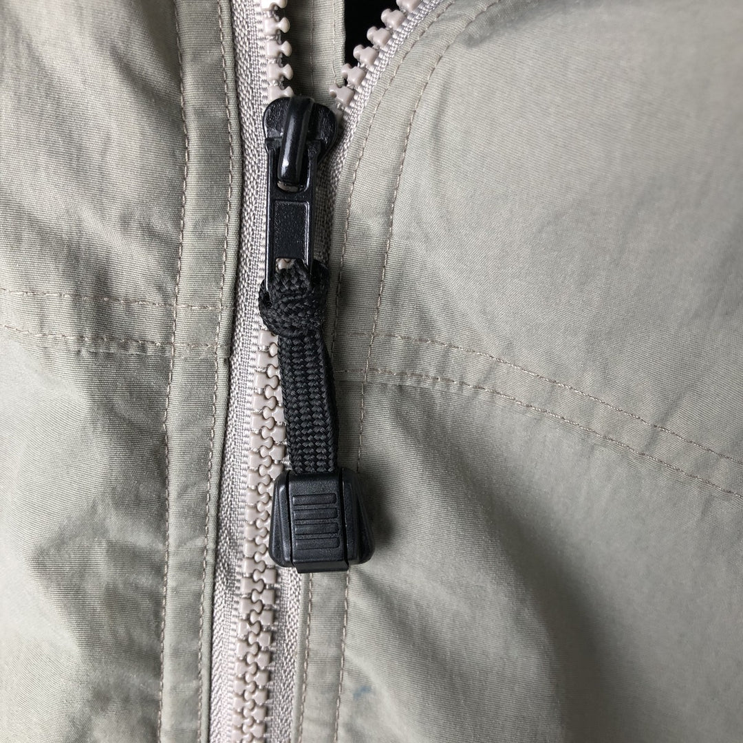 90'S White Sierra Padded Puffer Jacket, Men's Size XL, Vintage Nylon Khaki type beige Vintage Second Hand