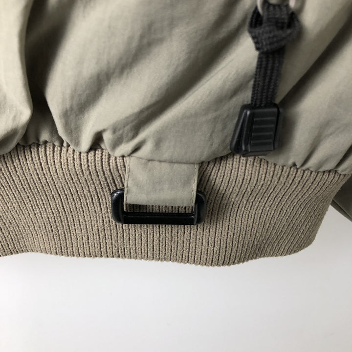 90'S White Sierra Padded Puffer Jacket, Men's Size XL, Vintage Nylon Khaki type beige Vintage Second Hand