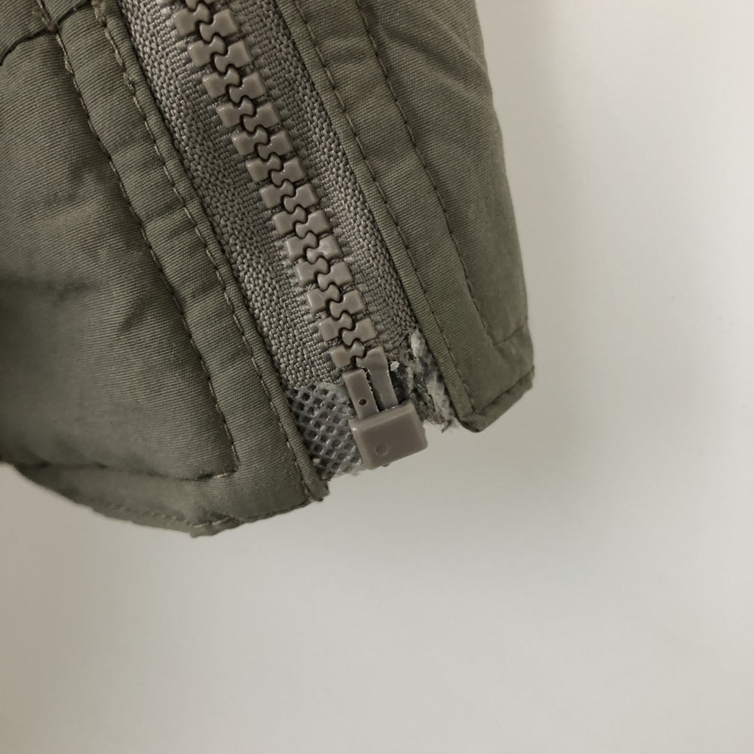 90'S White Sierra Padded Puffer Jacket, Men's Size XL, Vintage Nylon Khaki type beige Vintage Second Hand