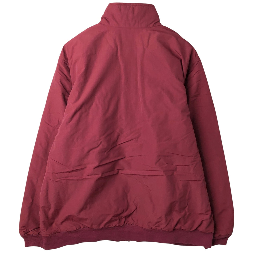Vintage LLBean Warm-up Jacket from the 1980'S and 1990s, a padded puffer jacket, size XL, for men. Nylon red type Vintage Second Hand