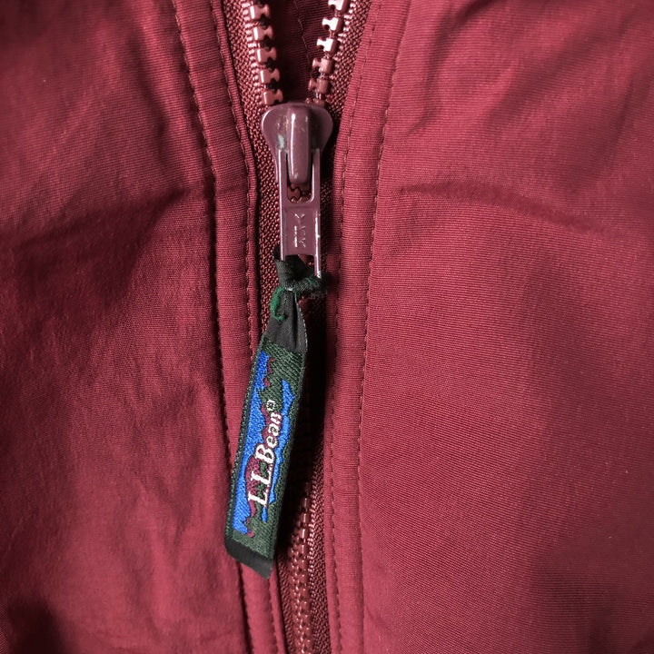 Vintage LLBean Warm-up Jacket from the 1980'S and 1990s, a padded puffer jacket, size XL, for men. Nylon red type Vintage Second Hand