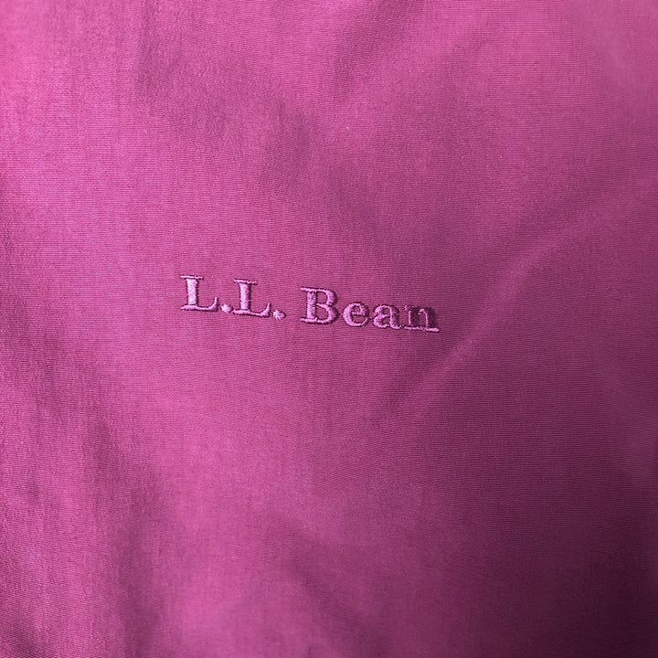 Vintage LLBean Warm-up Jacket from the 1980'S and 1990s, a padded puffer jacket, size XL, for men. Nylon red type Vintage Second Hand