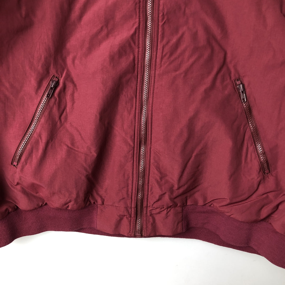 Vintage LLBean Warm-up Jacket from the 1980'S and 1990s, a padded puffer jacket, size XL, for men. Nylon red type Vintage Second Hand