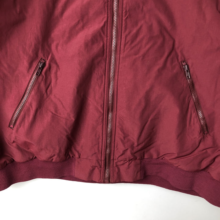 Vintage LLBean Warm-up Jacket from the 1980'S and 1990s, a padded puffer jacket, size XL, for men. Nylon red type Vintage Second Hand