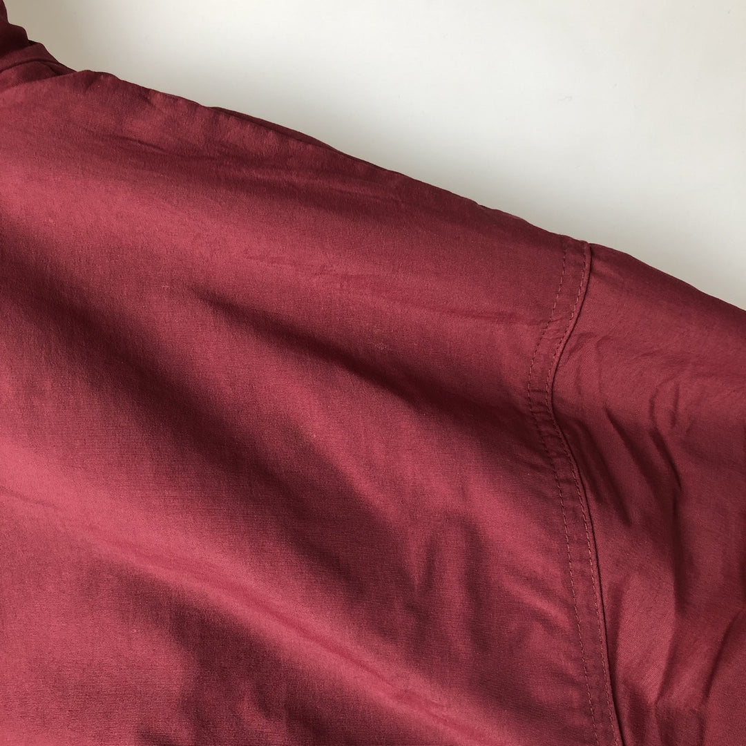 Vintage LLBean Warm-up Jacket from the 1980'S and 1990s, a padded puffer jacket, size XL, for men. Nylon red type Vintage Second Hand