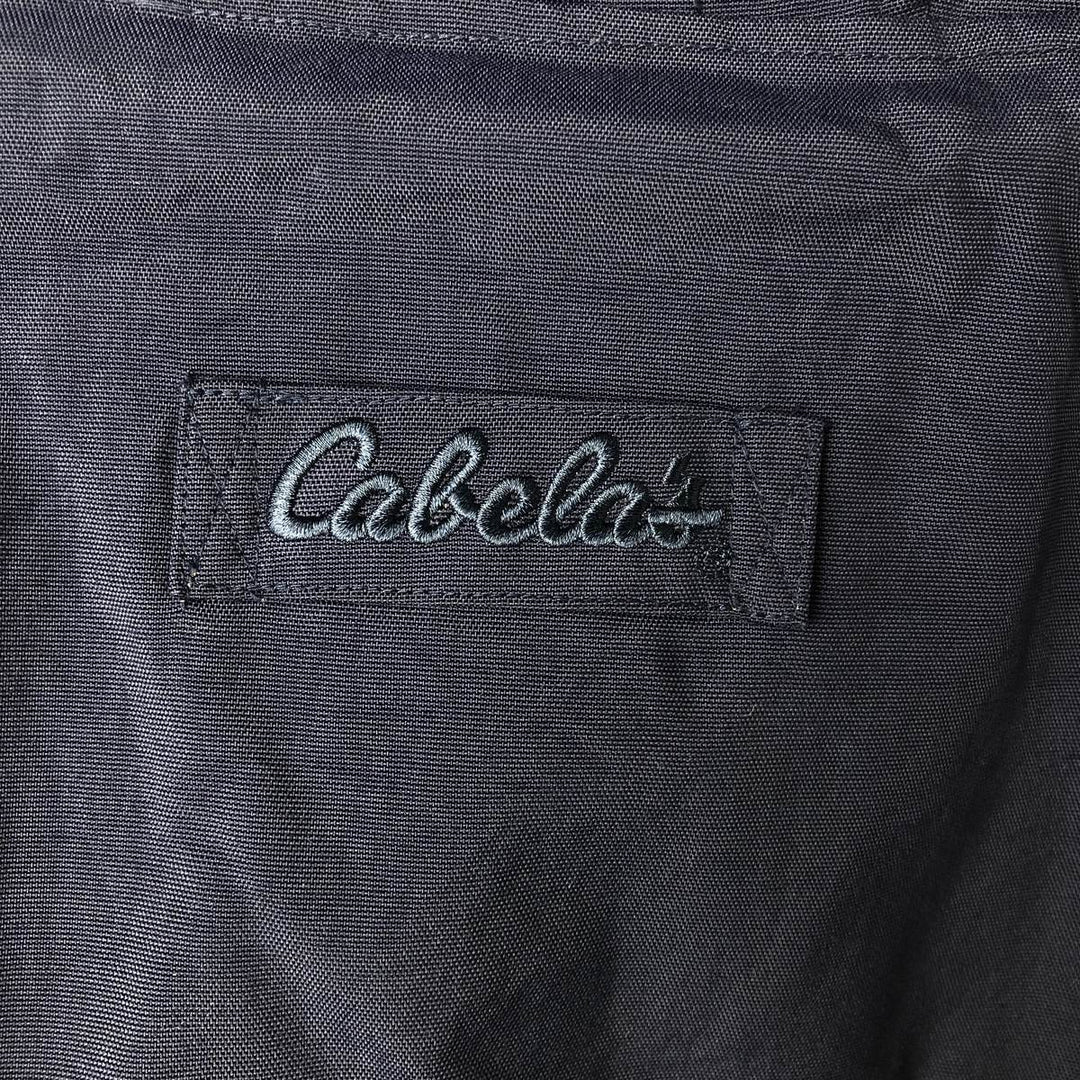 90s-00'S Cabelas nylon parka, men's size L, vintage Nylon navy blue type Vintage Second Hand