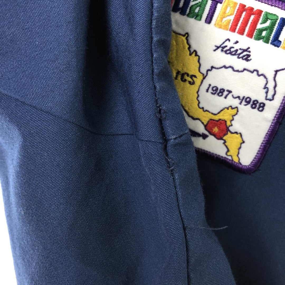 Vintage 1960'S Flight Apparel Ind Zip-Up Jacket, Men's Size XL unclear navy blue type Vintage Second Hand