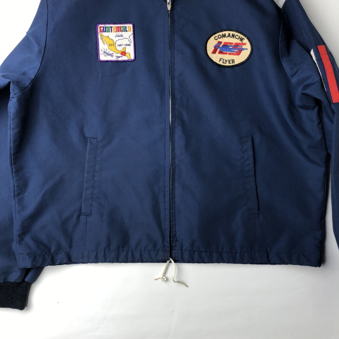 Vintage 1960'S Flight Apparel Ind Zip-Up Jacket, Men's Size XL unclear navy blue type Vintage Second Hand