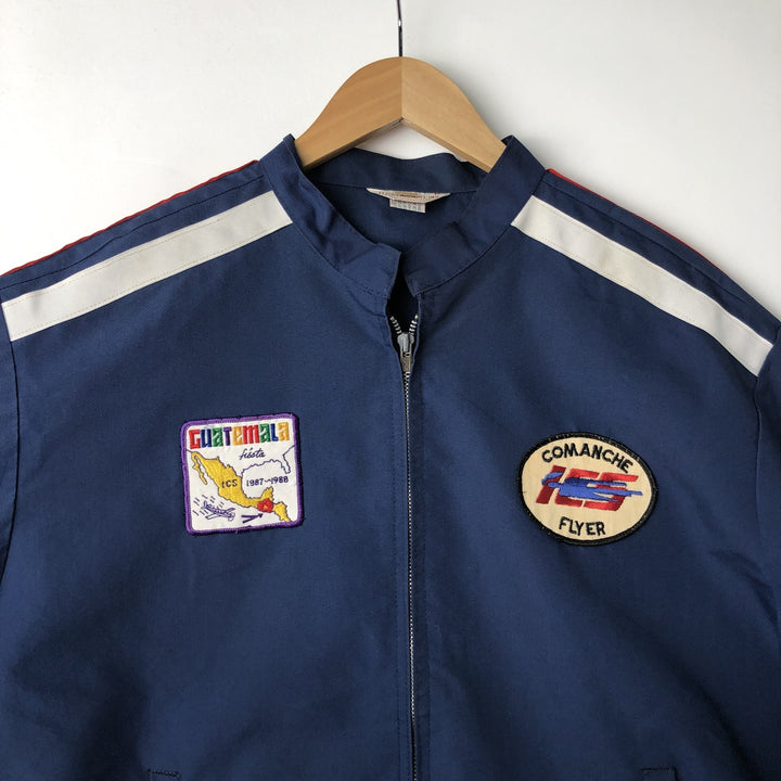 Vintage 1960'S Flight Apparel Ind Zip-Up Jacket, Men's Size XL unclear navy blue type Vintage Second Hand