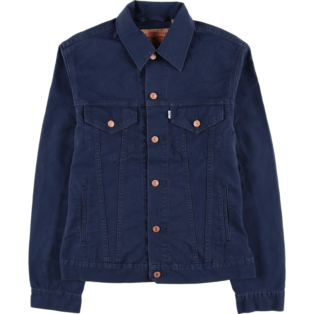 Levi's cotton jacket, men's size M cotton navy blue type Vintage Second Hand