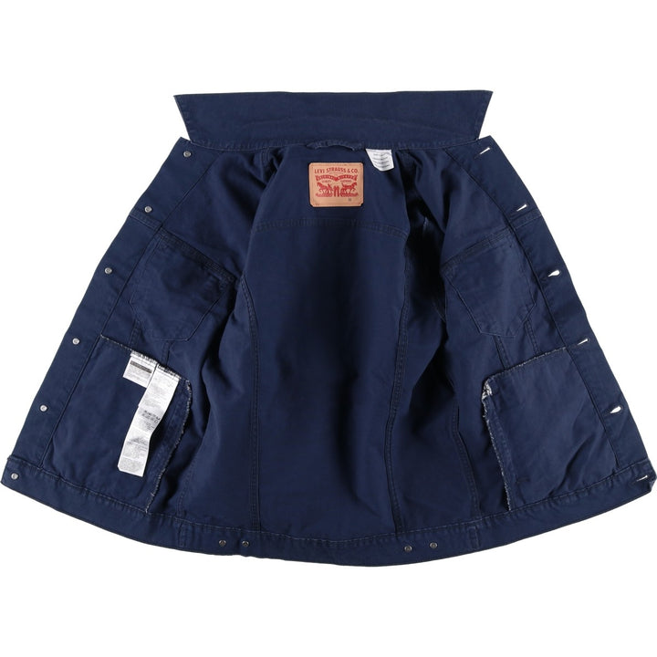 Levi's cotton jacket, men's size M cotton navy blue type Vintage Second Hand