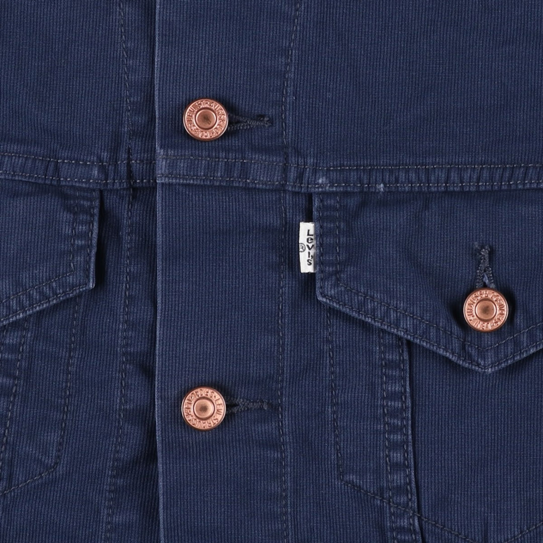 Levi's cotton jacket, men's size M cotton navy blue type Vintage Second Hand