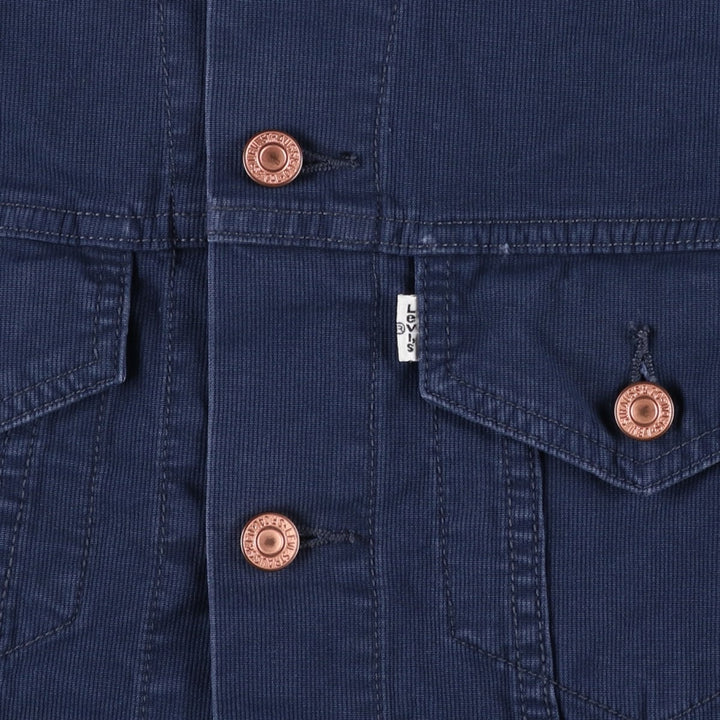 Levi's cotton jacket, men's size M cotton navy blue type Vintage Second Hand