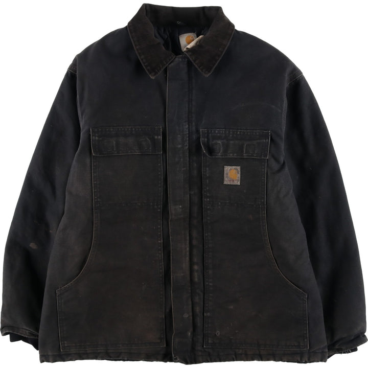 Carhartt Traditional Padded Duck Work Jacket, Men's Size XL cotton black type Vintage Second Hand