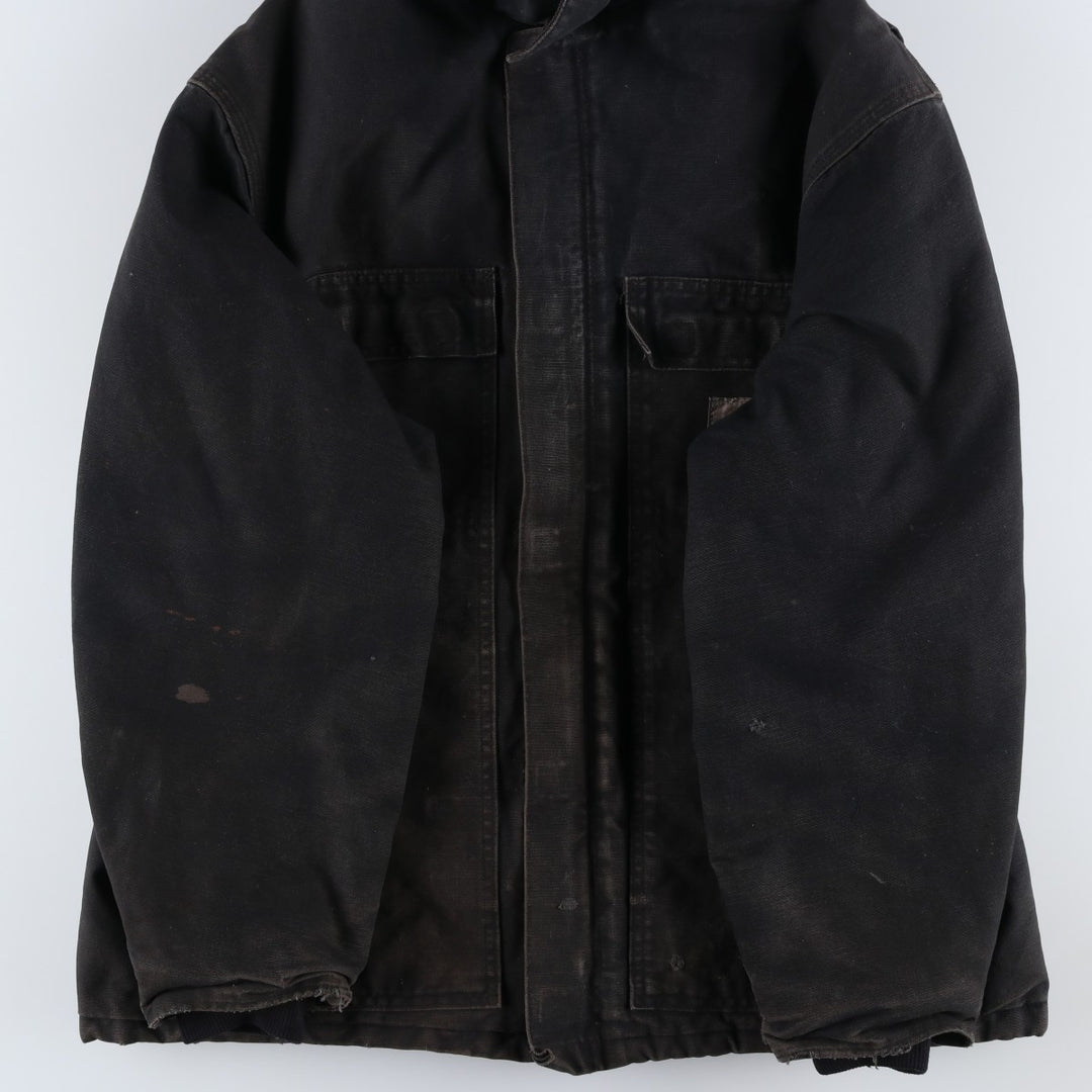 Carhartt Traditional Padded Duck Work Jacket, Men's Size XL cotton black type Vintage Second Hand
