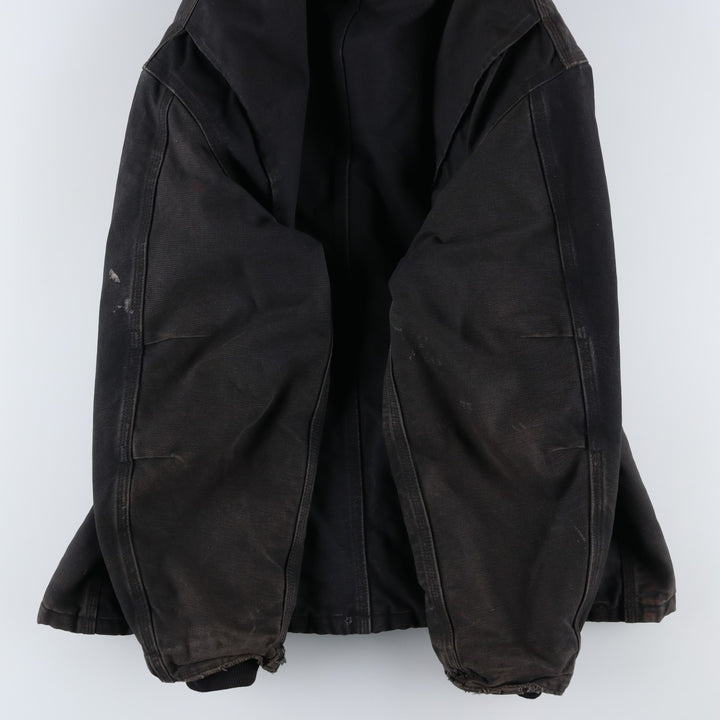 Carhartt Traditional Padded Duck Work Jacket, Men's Size XL cotton black type Vintage Second Hand