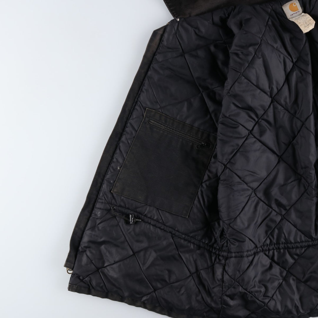 Carhartt Traditional Padded Duck Work Jacket, Men's Size XL cotton black type Vintage Second Hand