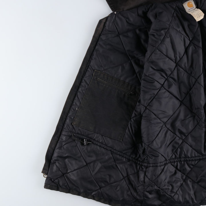 Carhartt Traditional Padded Duck Work Jacket, Men's Size XL cotton black type Vintage Second Hand