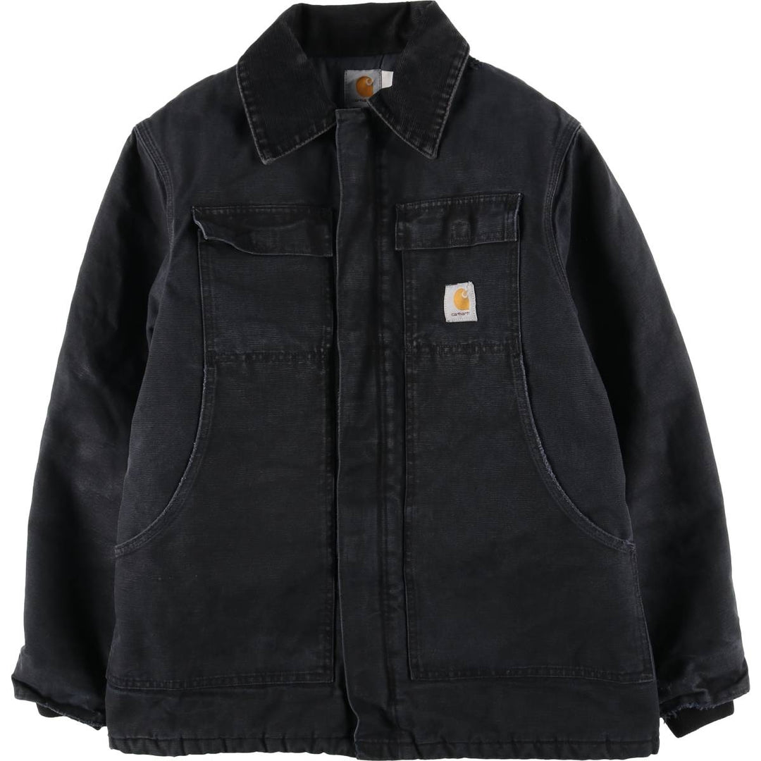 Carhartt Traditional Padded Duck Work Jacket, Men's Size L unclear black type Vintage Second Hand