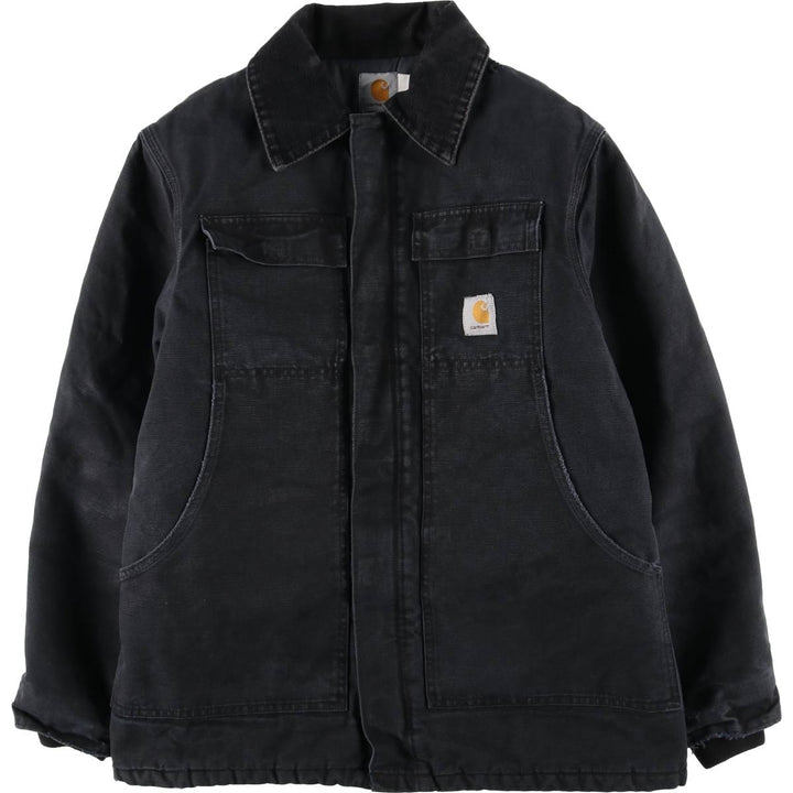 Carhartt Traditional Padded Duck Work Jacket, Men's Size L unclear black type Vintage Second Hand