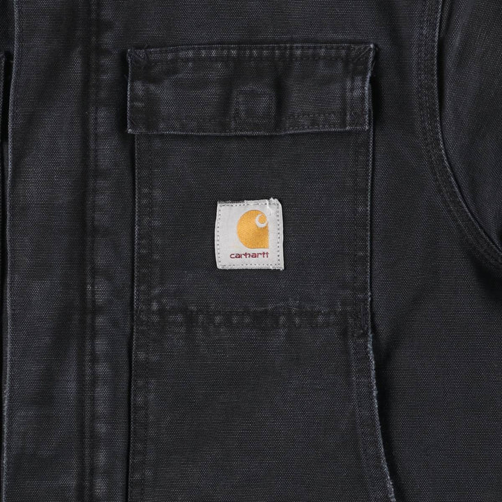 Carhartt Traditional Padded Duck Work Jacket, Men's Size L unclear black type Vintage Second Hand